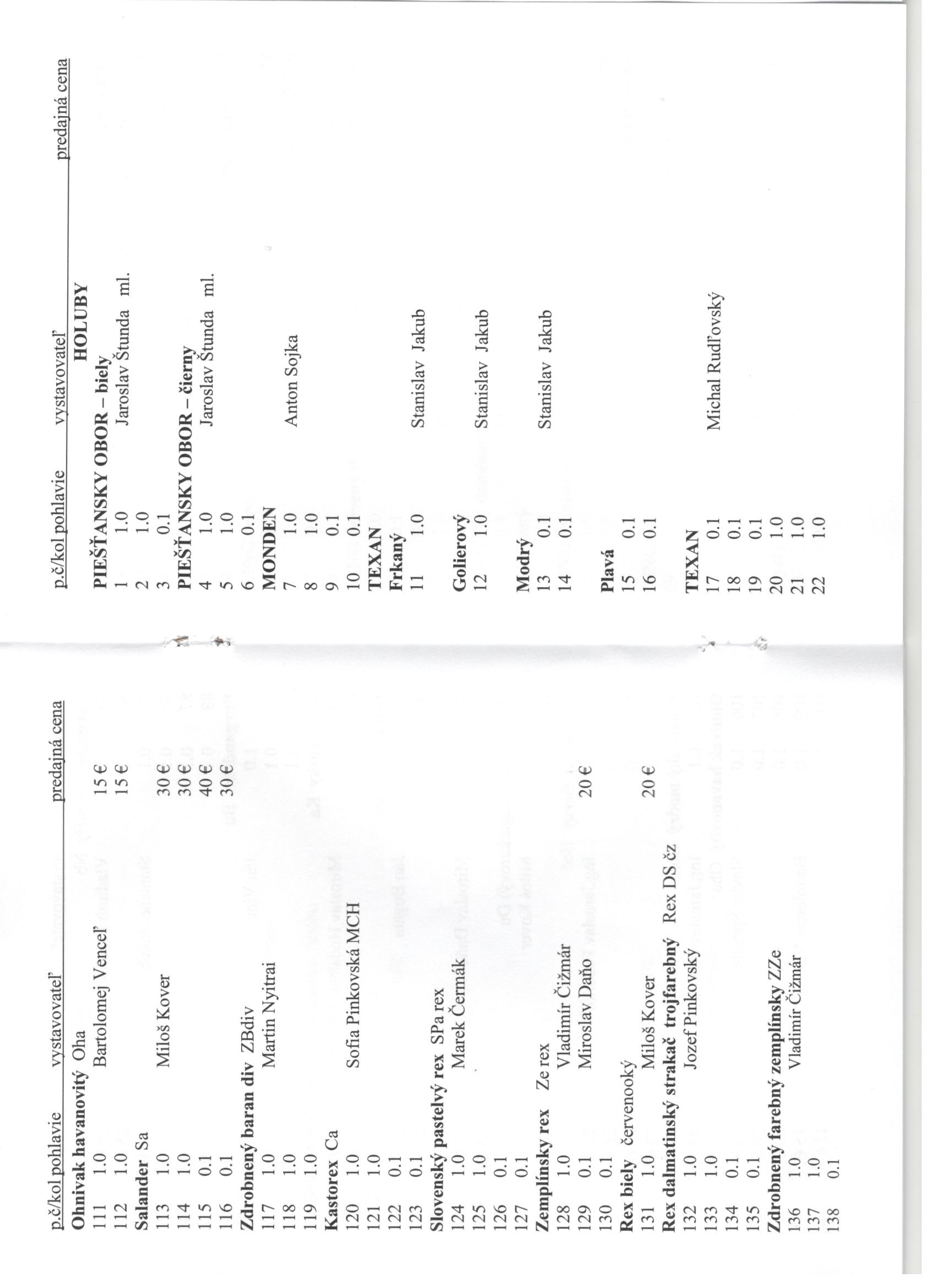 7.Katalog kraliky a holuby