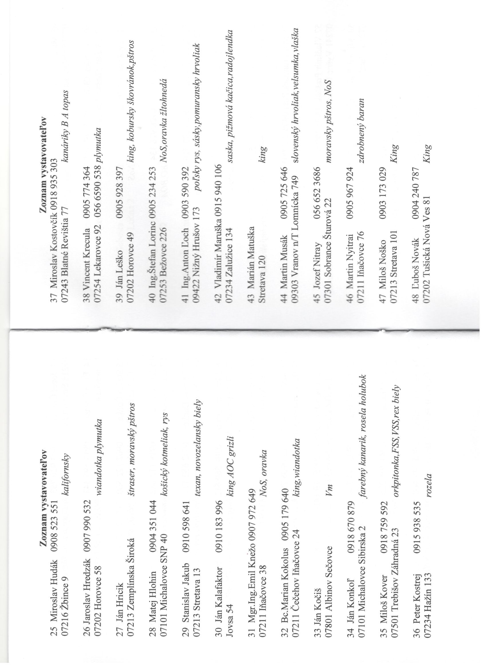 14.Katalog vystavovatelia